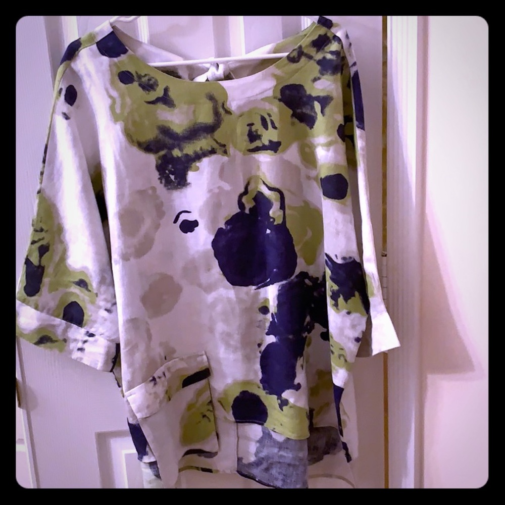 🔥🔥Chico’s Linen blouse IC